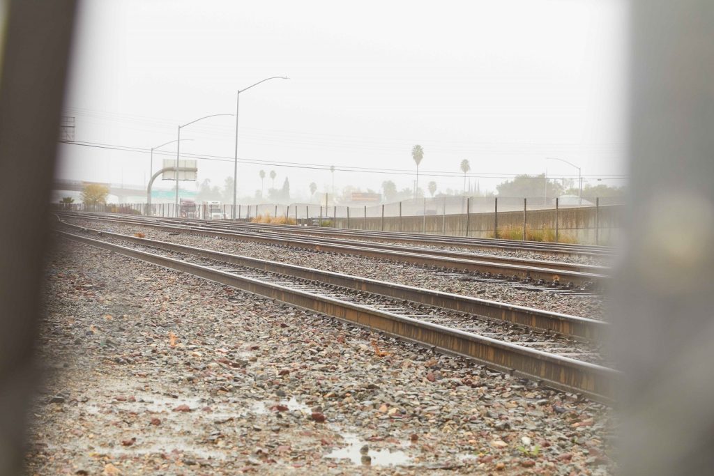 Photo of a railroad.